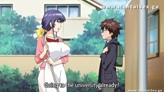 การ์ตูนโป๊ญี่ปุ่น หนุ่มน้อยวัยเรียนต้องหัดเสียวกับสาวรุ่นคุณแม่หุ่นอวบนมใหญ่น่าดูด