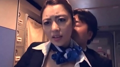 หนังโป๊ หนัง x เกาหลี แนวสาวแอร์สายการบินเจอกัปตันหื่นจับเล่นเสียวบนเครื่อง